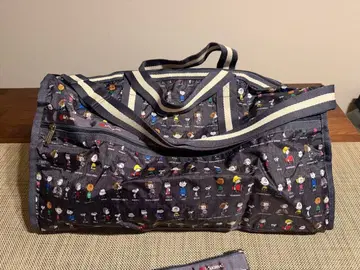 Peanuts 70주년 패턴 보스턴백 파우치 포함