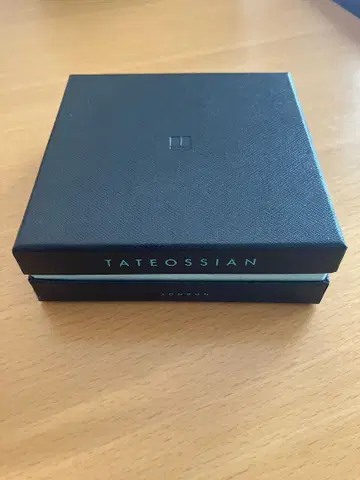 TATEOSSIAN 실버 디스크 크라운 팔찌 박스 포함