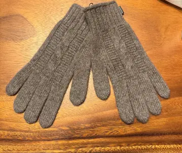 BODIO'S 야크 100% 장갑 카푸치노 브라운 무늬 있음