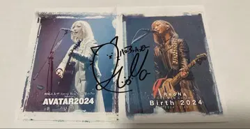 ReoNa AVATAR 친필 사인 엽서 카미사키 엘자 ABEMA 한정판