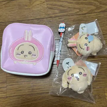 치이카와 (먼작귀) 토끼 파우치 토끼투성이 복권 E상 누이바 2개 샤프펜