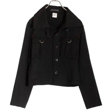 크레센트 CRESCENTDuo 숏 기장 자켓 블랙 울 일본제