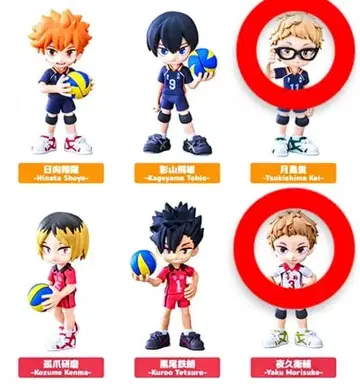 하이큐!! PalVerse 파르버스 피규어 [츠키시마 & 야쿠] 2세트