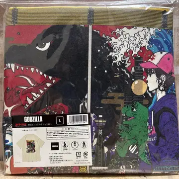 고질라 스토어 한정판 비주얼 T셔츠 화이트 L 나카무라 유스케