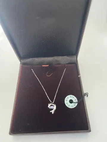 미사용 새상품 K10 돌고래 댄싱 스톤 목걸이