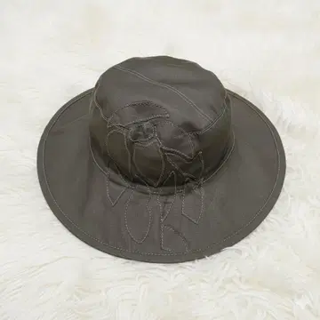 헬렌 카민스키 자수 햇 L 사이즈 면린넨 빅