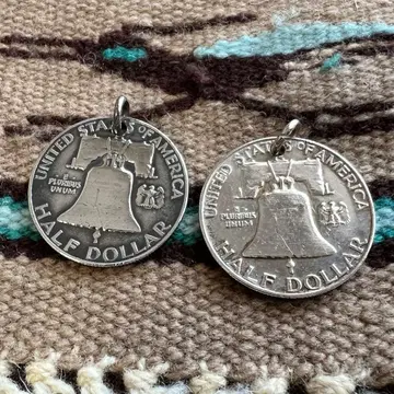 펜던트 탑 하프달러 은화 프랭클린