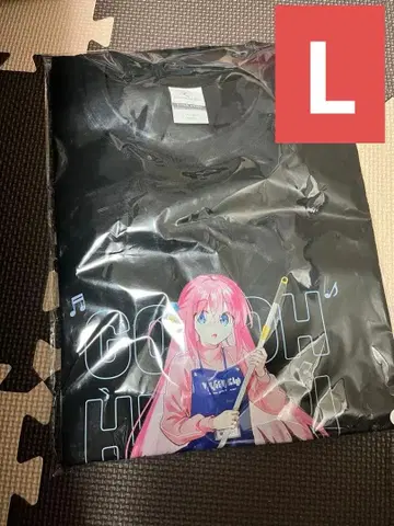 봇치 더 록! 고토 히토리 결속 밴드 T셔츠 L 사이즈 하마지 아키