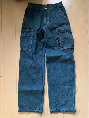 에어워크 AIRWALK 데님 카고 팬츠 페인터 청바지