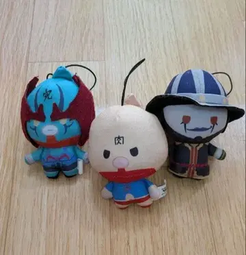 근육맨 완벽초인시조편 밴딩 끈 포함 봉제 인형 세트