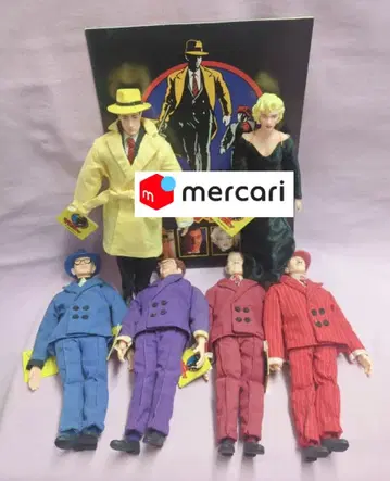 빈티지 딕 트레이시 소프트 비닐 피규어 브러쉬드 인형 마돈나