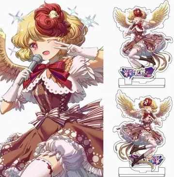 동방 프로젝트 아크릴 스탠드 리버서블 인쇄 보로 그림 니와타리 쿠와카