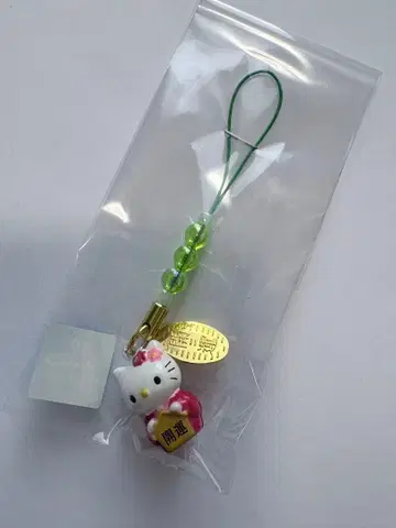 헬로키티 부적 시바마타 타이샤쿠텐 한정판 개운 스트랩형 족쇄