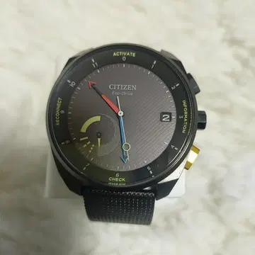레어 새상품급 시티즌 에코드라이브 Riiiver 리이바 손목시계 작동