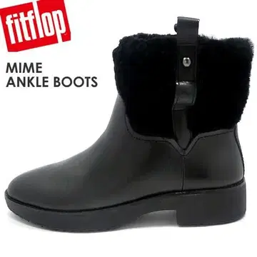 새상품 핏플랍 fitflop 숏부츠 가죽 앵클부츠 22cm