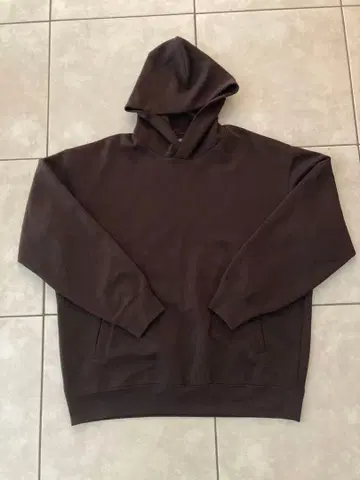 유니클로 C 다크브라운 후드티 XL 유니클로C 오버 사이즈