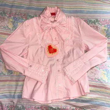 BABY, THE STARS SHINE BRIGHT 핑크 셔츠