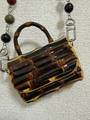 Feng Chen Wang 대나무 미니 숄더백