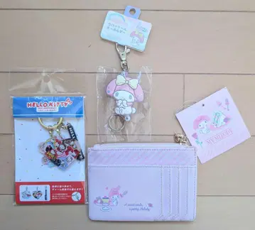 새상품 러버 릴 키링 참 프래그먼트 케이스 마이멜로디 산리오