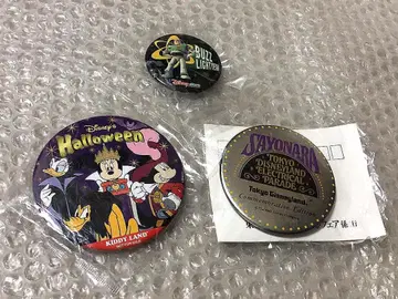 새상품 3개 TDL 도쿄 디즈니랜드 KIDDY LAND 캔뱃지 쇼와