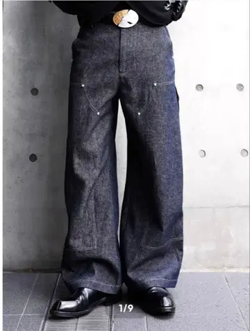 NULLUS SS26 Neo Pleat Logger Denim