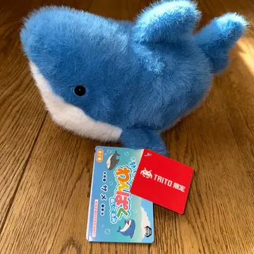 움직이는 장난꾸러기 봉제 인형 상어 파란색 미사용 새상품 새상품급