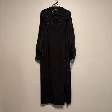 aimer 자카드 래글런 슬리브 파티 드레스 L 사이즈