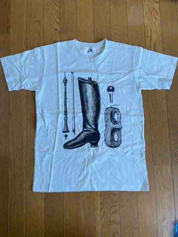 시이나 링고 T셔츠 와이드셔츠 블루