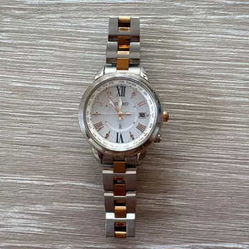 SEIKO 루키아 여성용 손목시계 솔라 티타늄 벨트