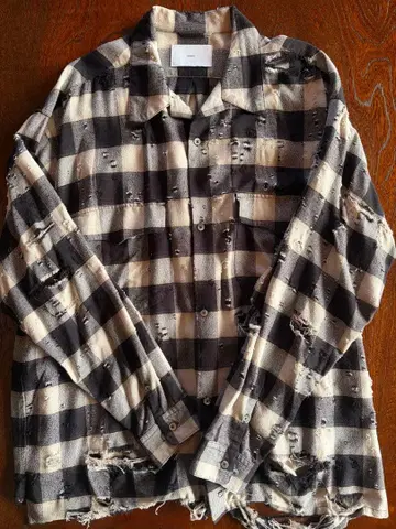 sugarhill 옴브레 크래쉬드 셔츠 SS23