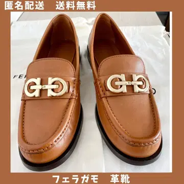 [ 미사용 새상품 ] 페라가모 로퍼 가죽 신발 FERRAGAMO