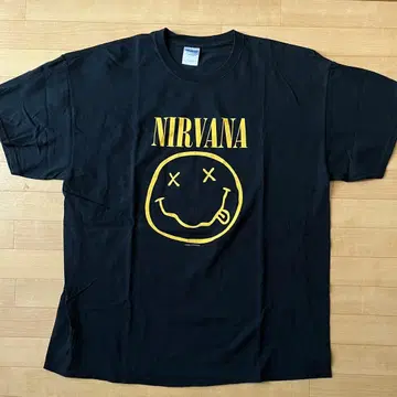 NIRVANA 너바나 Y2K 빈티지 스마일T셔츠 XL 새상품급