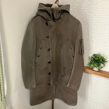 ATTACHMENT 어태치먼트 모즈 코트 밀리터리 몰스킨?