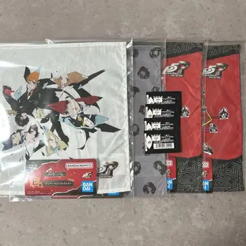 P5R 페르소나5 제일복권 E상 크로스 컬렉션 4장 세트 복권 포함