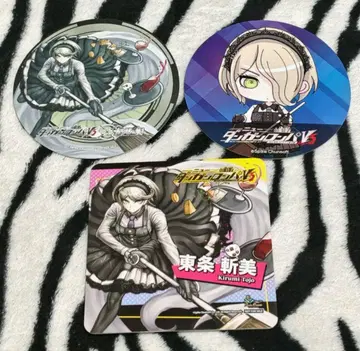 단간론파 토죠 사야카 코스터 3종 개별 판매 가라오케의 철인 파세라