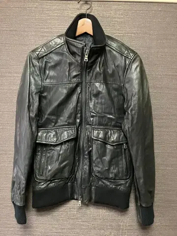 SHIPS 송아지 가죽 자켓