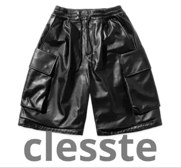 CLESSTE Leather City Military Half Pants