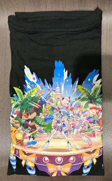 포케미쿠 포켓몬 포켓몬 센터 하츠네 미쿠 콜라보 T셔츠 미사용 새상품