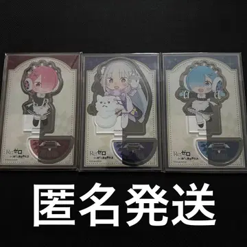 리제로 아크릴 스탠드 피규어 Winter ver. 에밀리아 라무 렘