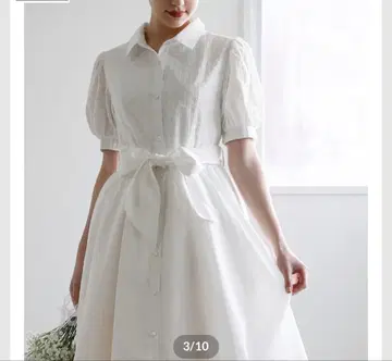 레지나 리 스크래치 셔츠 원피스 론도