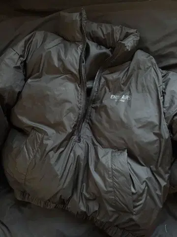 ENDEARS ICE SAGE 블랙 다운 자켓 스트릿