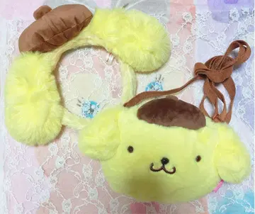 폼폼푸딩 머리띠 숄더 미니백 세트