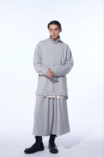 S'YTE 그레이 와이드 팬츠