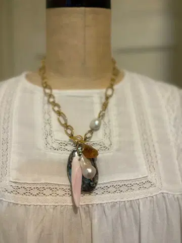 CHAN LUU 골드 도금 목걸이