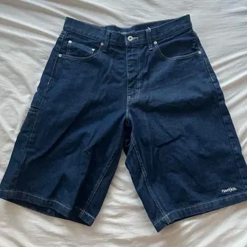 nautica 데님 숏팬츠 L 사이즈 다크 블루