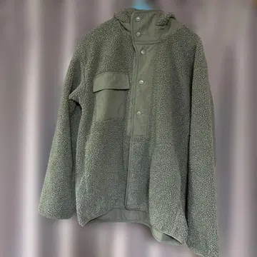 GU ENGINEERED GARMENTS 보아 플리스 스냅 후드티 M