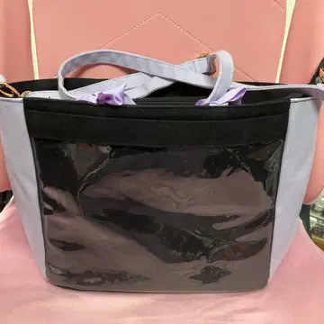 블랙 라벤더 자카마트 A4 이타백 숄더 2way