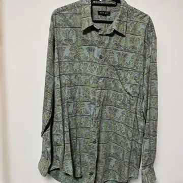 allegri 긴팔 셔츠 그린 계열 장식적인 패턴