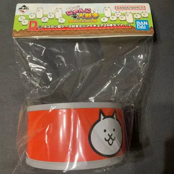 냥코 대전쟁 제일복권 D상 고양이칸형 케이스 포함 미니 피규어 세트