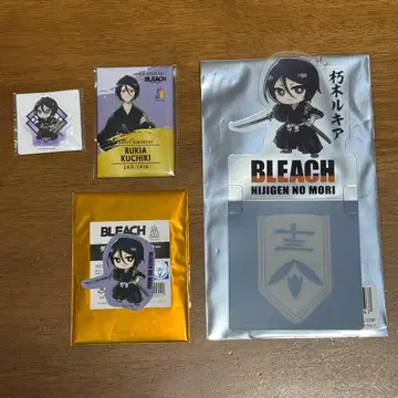 BLEACH 후목 루키아 니지겐노모리 벌스데이 배지 코스터